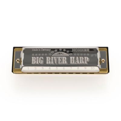 HOHNER ホーナー Big River Harp MS SERIES 590/20P C 10ホールハーモニカ ブルースハープ 天板