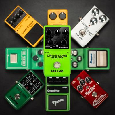 NUX ニューエックス Drive Core Deluxe MKII 8-way OD combination pedal オーバードライブ ギターエフェクター イメージ画像