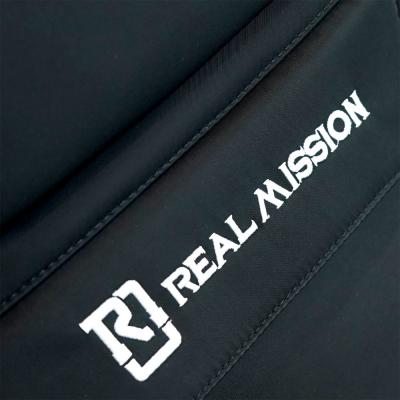 【訳あり】 REAL MISSION Venus D Black 防水 アコースティックギターケース アウトレット ロゴマーク部画像