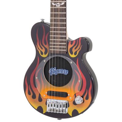 Pignose ピグノーズ PGG-200FP1 BK w/Bag ヘッドホン付き アンプ内蔵エレキギター ボディ画像