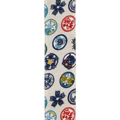 ARIA アリア SPS-2400Cq WH ネコ柄 ギターストラップ 柄