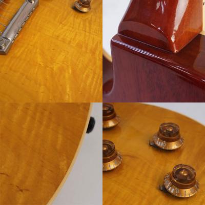 【中古】 エレキギター Gibson Custom Shop Historic Collection 1959 Les Paul Reissue Lemon Burst 2013年製 Mod. Grey Tigerコンデンサー装着済 3.98kg ギブソン レスポール 傷