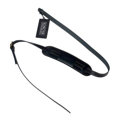 SCHECTER シェクター RB-1350 BK 革製ギターストラップ