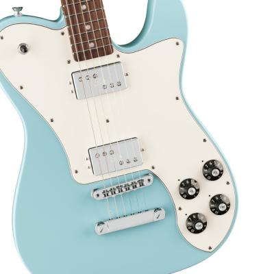 Fender フェンダー Kingfish Delta Day Telecaster Deluxe Rosewood Fingerboard Daphne Blue エレキギター ブリッジ、ピックアップ、コントロール