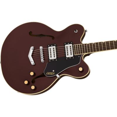 GRETSCH グレッチ G2622 Streamliner Center Block Double-Cut with V-Stoptail CPR エレキギター セミアコースティックギター ボディ斜めアングル画像