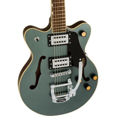 GRETSCH グレッチ G2655T Streamliner Center Block Jr. Double-Cut with Bigsby GNMTL エレキギター セミアコースティックギター ボディアップ画像