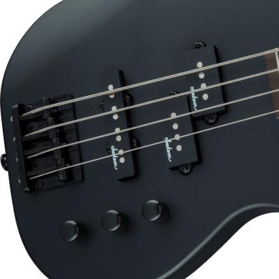 Jackson ジャクソン JS Series Concert Bass Minion JS1X Satin Black エレキベース ボディアップ画像