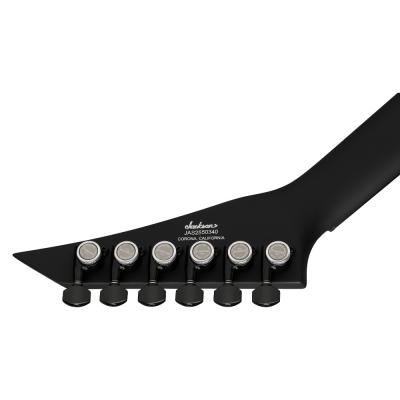 Jackson ジャクソン American Series Rhoads RR24 SATIN BLACK エレキギター ヘッド裏画像