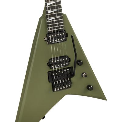 Jackson ジャクソン American Series Rhoads RR24 MATTE ARMY DRAB エレキギター ボディ画像