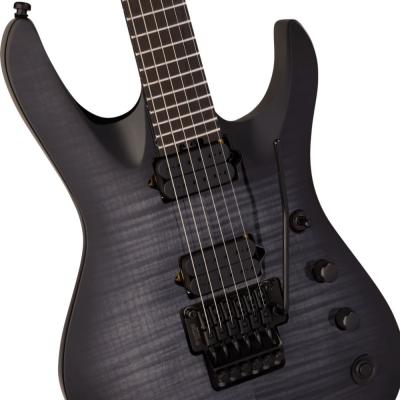 Jackson ジャクソン Pro Plus Signature Chris Broderick Soloist 6 Transparent Black エレキギター ボディアップ画像
