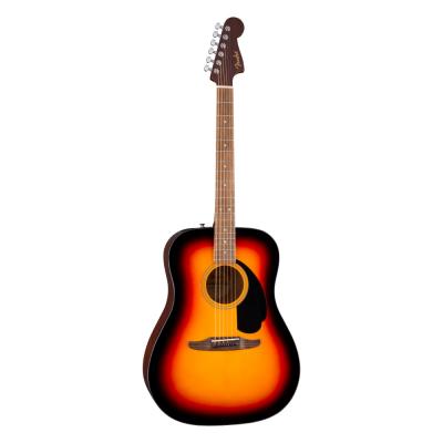 Fender フェンダー California Standard Redondo 3-Color Sunburst アコースティックギター 斜めアングル画像