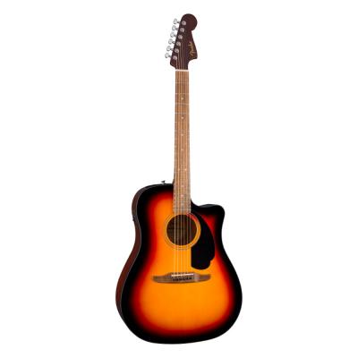 Fender フェンダー California Standard Redondo CE 3-Color Sunburst エレクトリックアコースティックギター 斜めアングル画像