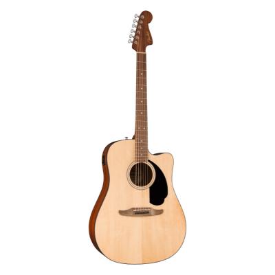 Fender フェンダー California Standard Redondo CE Natural エレクトリックアコースティックギター 斜めアングル画像