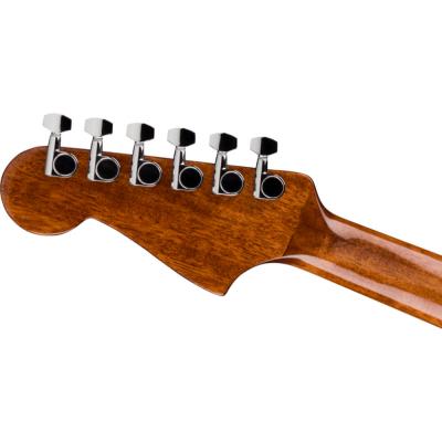 Fender フェンダー California Standard Redondo CE Black エレクトリックアコースティックギター ヘッドバック画像