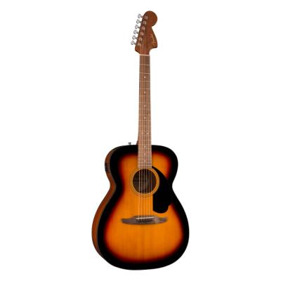 Fender フェンダー California Standard Monterey E 3-Color Sunburst エレクトリックアコースティックギター 斜めアングル画像