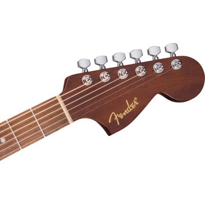 Fender フェンダー California Standard Monterey E Natural Sapele エレクトリックアコースティックギター ヘッド画像