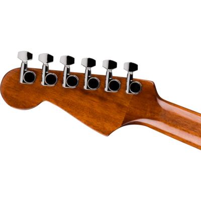 Fender フェンダー California Standard Redondo Mini with Bag Natural Sapele アコースティックギター ヘッドバック画像