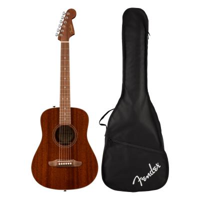 Fender フェンダー California Standard Redondo Mini with Bag Natural Sapele アコースティックギター サブ画像