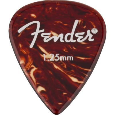 Fender フェンダー Aero Acrylic Picks 6枚入り 1.25mm ギターピック 表