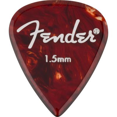 Fender フェンダー Aero Acrylic Picks 6枚入り 1.5mm ギターピック 表
