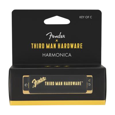 Fender フェンダー Fender x Third Man Hardware Harmonica Black C調 10穴ダイアトニックハーモニカ ブルースハープ パッケージ画像