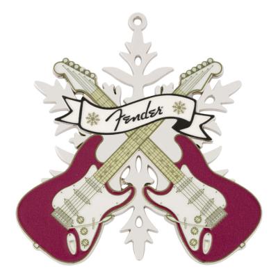 Fender フェンダー Fender 2025 Ornament シリアルナンバー入り スノーフレーク型オーナメント