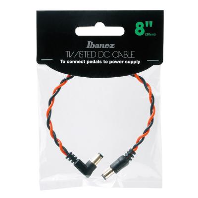 IBANEZ アイバニーズ DCT08-BNR Twisted-pair DC Cable 20cm DCケーブル パッケージ画像