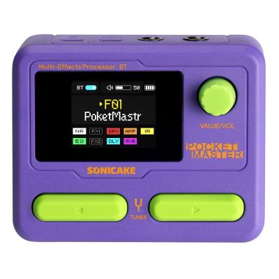 ソニケーキ Sonicake Pocket Master QME-10PP パープル マルチエフェクター