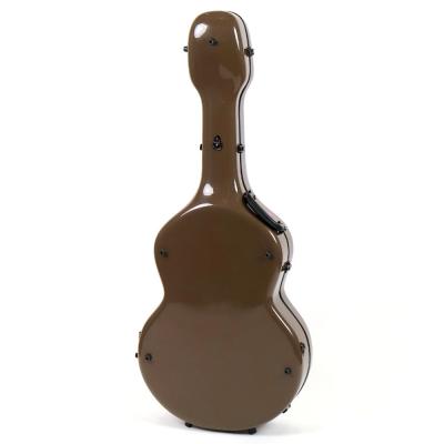 Grand Oply 16" JAZZ Archtop ブラウン アーチトップギター用ケース 背面