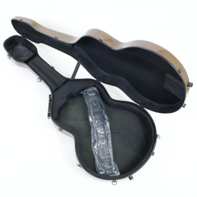 Grand Oply 16" JAZZ Archtop ブラウン アーチトップギター用ケース ケース内部