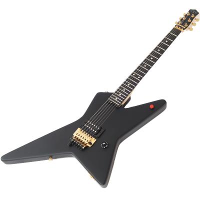 【訳あり】 EVH Limited Edition Star Ebony Fingerboard Stealth Black with Gold Hardware エレキギター アウトレット