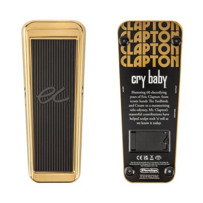 JIM DUNLOP ジムダンロップ EC95G Eric Clapton Cry Baby WAH ワウペダル ギターエフェクター トップリア画像