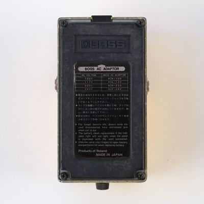 【中古】 オーバードライブ エフェクター BOSS OD-1 Over Drive 1982年製 ギターエフェクター 裏面