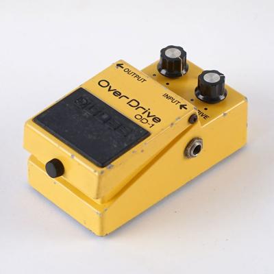 【中古】 オーバードライブ エフェクター BOSS OD-1 Over Drive 1982年製 ギターエフェクター 全体