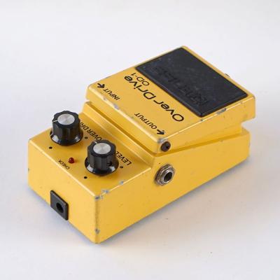 【中古】 オーバードライブ エフェクター BOSS OD-1 Over Drive 1982年製 ギターエフェクター 全体
