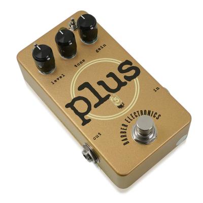 Barber Electronics バーバーエレクトロニクス Plus オーバードライブ ギターエフェクター 斜めアングル画像