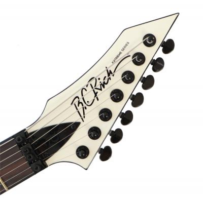 【訳あり】 B.C.Rich WARLOCK EXTREME 7 with Floyd Rose Gloss White(White Pearl) 7弦エレキギター アウトレット 詳細画像