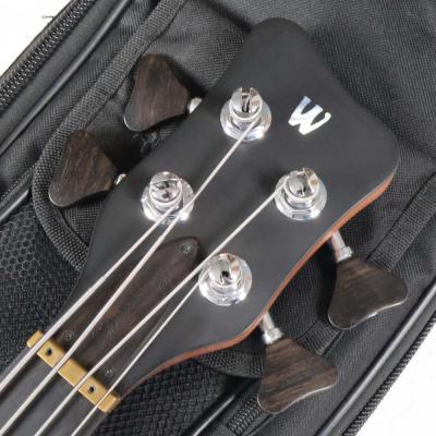 【中古】 Warwick ワーウィック Custom Shop Masterbuilt Streamer CV 4st Cheese Mahogany Natural Oil Finish 2019年製 ストリーマー パッシブ仕様 ショップオーダーモデル エレキベース ヘッド画像