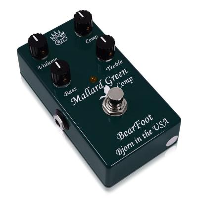 BearFoot FX ベアフットエフェクツ Mallard Green Comp コンプレッサー ギターエフェクター 全体