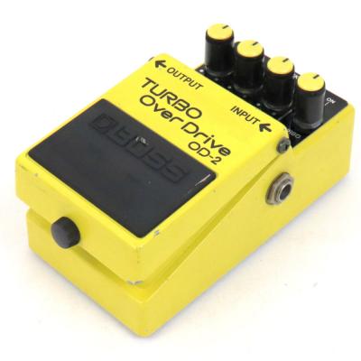 【中古】ターボオーバードライブ エフェクター BOSS OD-2 TURBO OverDrive ボス ギターエフェクター 右サイド
