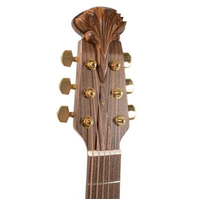 OVATION オベーション Adamas 1687GT-9 Deep Non-Cutaway Reverse Brown Burst エレクトリックアコースティックギター ヘッド画像