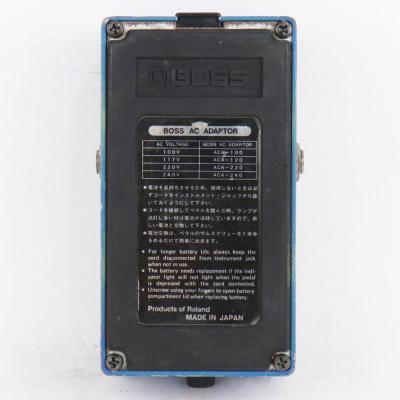 【中古】 コンプレッサー エフェクター BOSS CS-2 Made in Japan Compression Sustainer ギターエフェクター 本体画像 裏