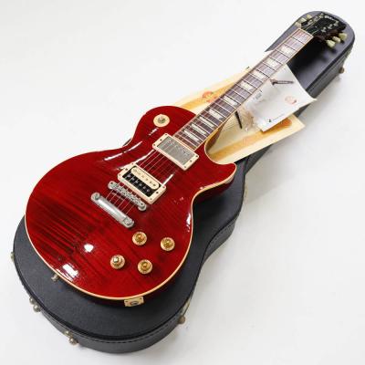 【中古】 エレキギター Gibson Custom Shop Les Paul Class5 Cranberry Mod. 2001年製 リアピックアップ交換 ギブソン レスポール クラス5 クランベリー(シースルーレッド)