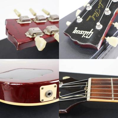 【中古】 エレキギター Gibson Custom Shop Les Paul Class5 Cranberry Mod. 2001年製 リアピックアップ交換 ギブソン レスポール クラス5 クランベリー(シースルーレッド) 傷