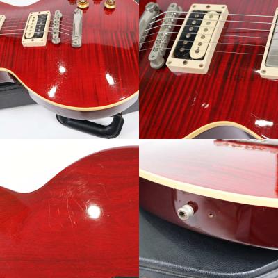 【中古】 エレキギター Gibson Custom Shop Les Paul Class5 Cranberry Mod. 2001年製 リアピックアップ交換 ギブソン レスポール クラス5 クランベリー(シースルーレッド) 傷 2