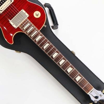 【中古】 エレキギター Gibson Custom Shop Les Paul Class5 Cranberry Mod. 2001年製 リアピックアップ交換 ギブソン レスポール クラス5 クランベリー(シースルーレッド) ネック