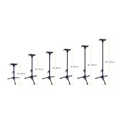 HERCULES ハーキュレス DS753BB2 2-Way Low Brass Stand ブラススタンド チューバ用サポートスタンド ユーフォニアム用サポートスタンド 高さ画像