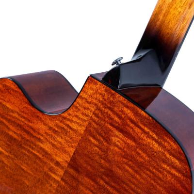 Washburn ワッシュバーン WCG10CE エレクトリックアコースティックギター ボディバック画像