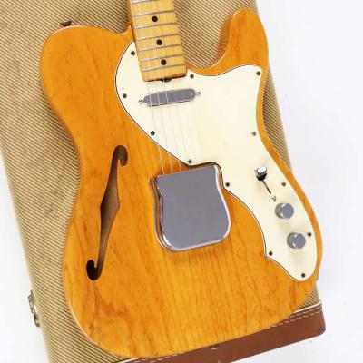 【中古】Fender Telecaster Thinline 1969年製 フェンダー テレキャスター シンライン エレキギター ボディ画像