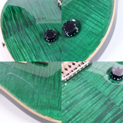 【中古】 エレキギター PRS Custom 24 Emerald Green 10Top Bird 白濁あり ケース欠品 2002年製 ポールルードスミス カスタム24 Paul Reed Smith ボディ傷